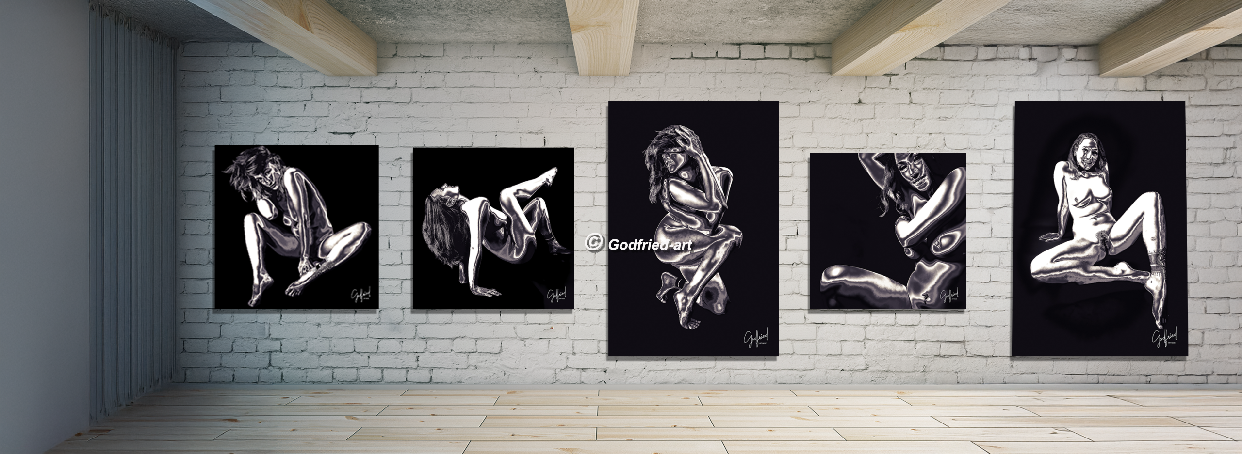 fotowand B&W Art